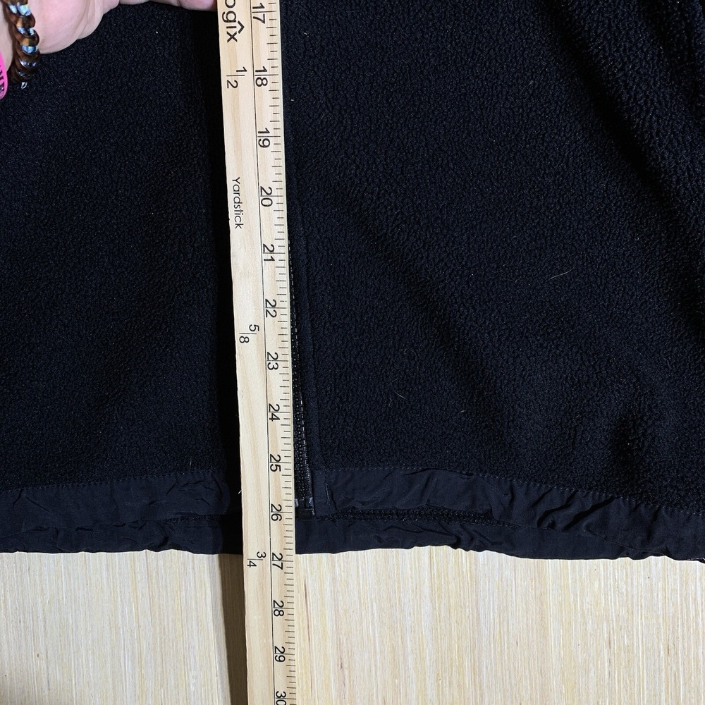 Vintage The North Face Sweater Large Black Long Sleeve Men's Zip Up Denali - Picture 14 of 15